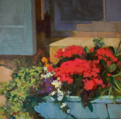 Deep Pink Flower Box