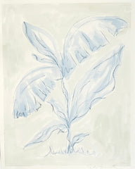 Blue Palm Leaves No. 6