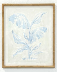 Blue Palm Leaves No. 4