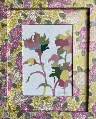 Hellebore in Pink and Yellow