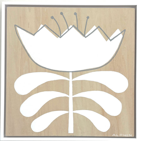 The Big Tulip in White