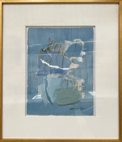 Blue Framed Abstract 2