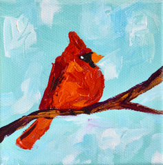 Cardinal in Light Blue