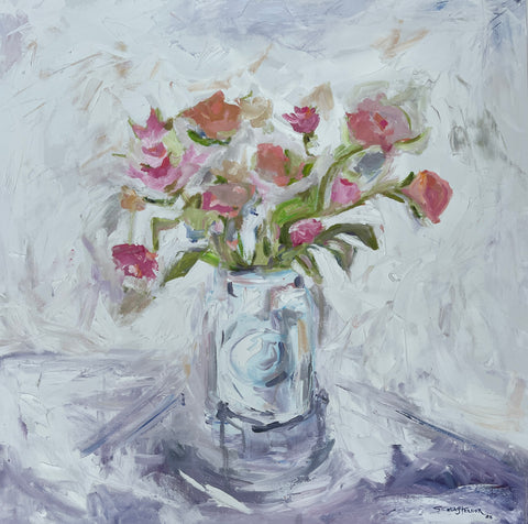 Pink Floral Still Life