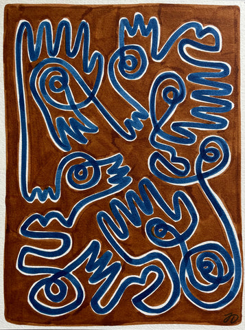 Fingers and Faces on Paper 5