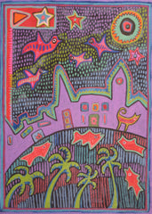 Charleston Mola on Black Background