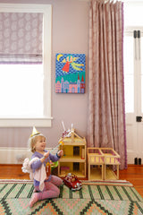 Artist: Linda Elksnin; Photography: Charlotte Elizabeth; Interior Design: Jenny Keenan
