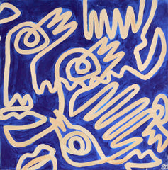 Fingers and Faces Blue