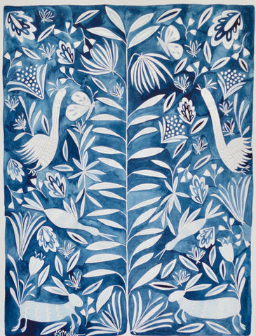 Garden, Indigo Series 02