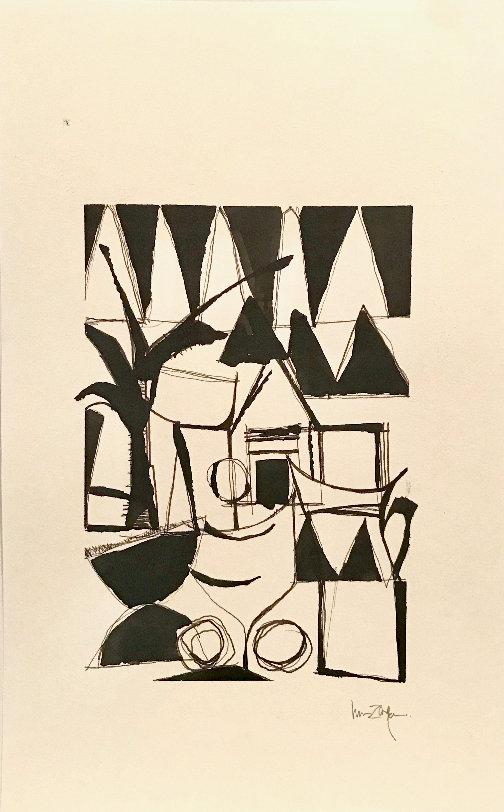 No. 6 Black & White Study